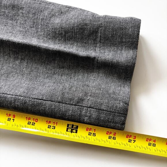 Banana Republic Ryan Fit Gray Dress Pant Sz 4 Low Rise Stretch Slim Straight - Picture 8 of 12
